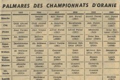 BOXE 1955 SANCHEZ AUGUSTIN 12 PALMARES D ORANIE